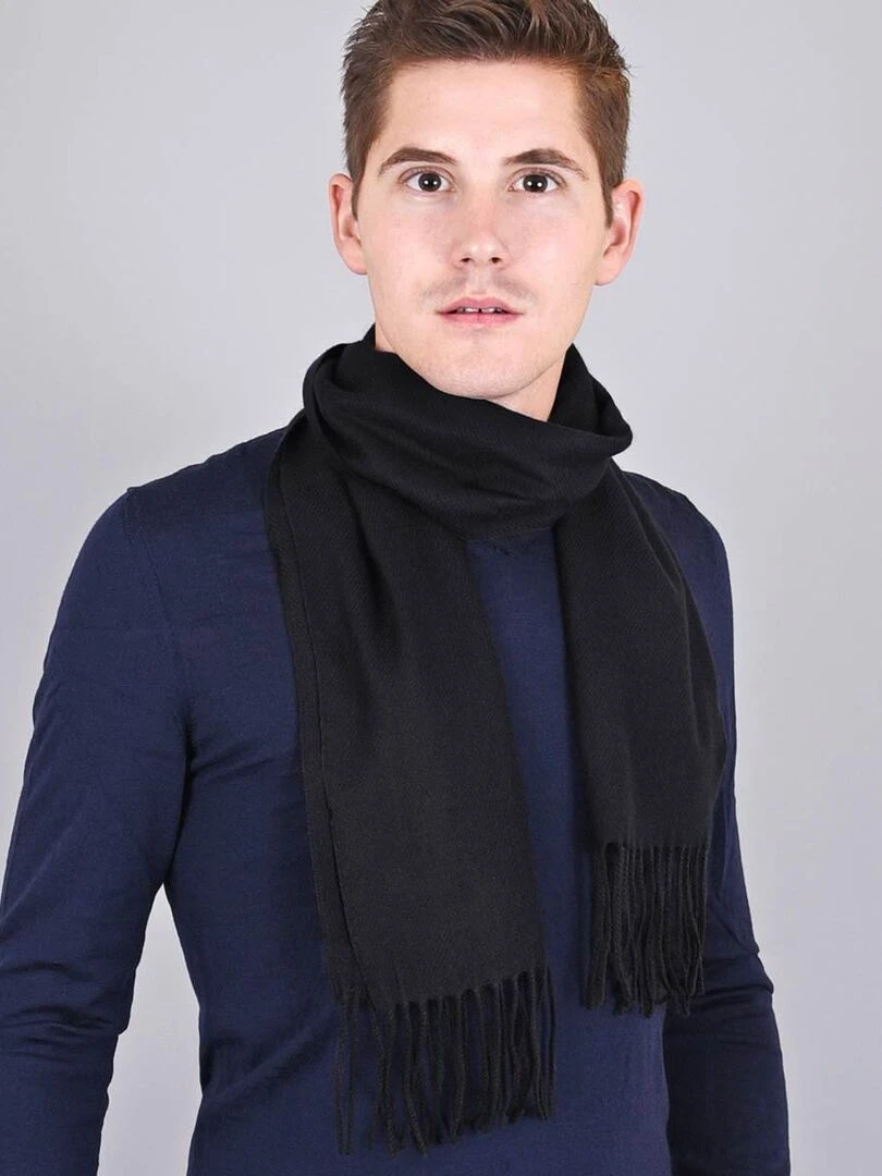 Echarpe Fely Fabriqué en France Noir