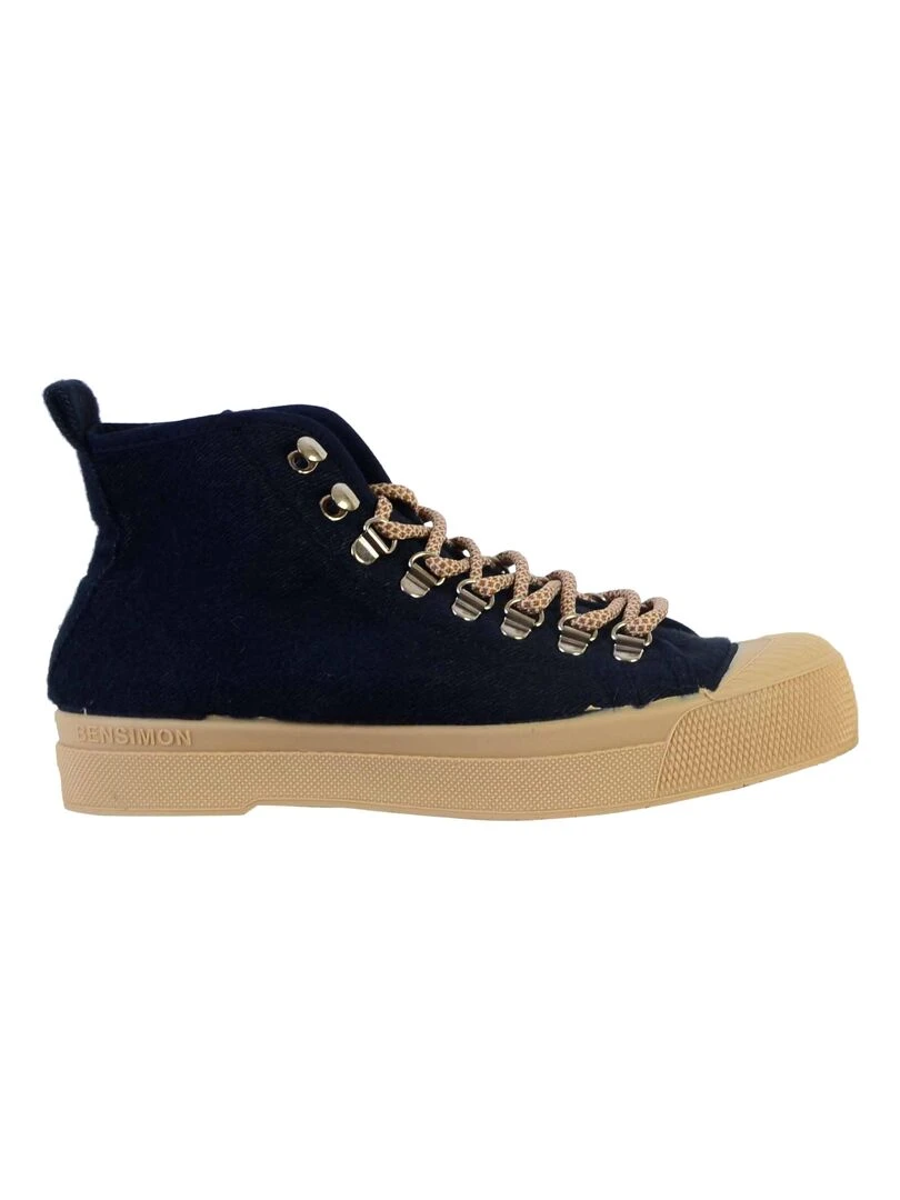 Tennis Lacets Bensimon Stella Wool Bleu