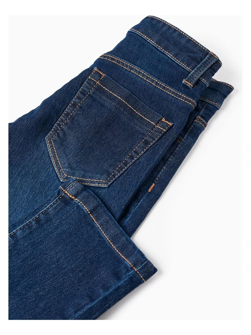 Pantalon en jean pour garçon 'Straight Fit'  NATURE TAKEOVER   Bleu foncé