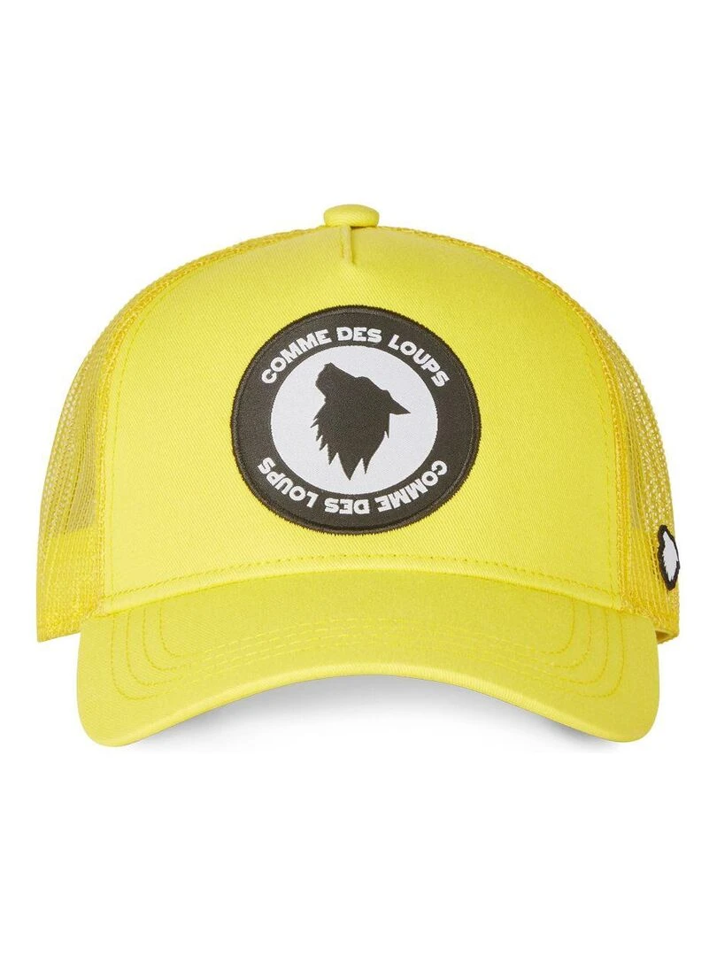Casquette avec filet uni Neo Comme Des Loups Jaune