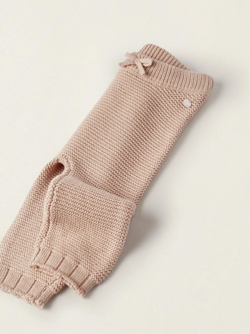 Pantalon en Maille pour Nouveau Né manches longues ATLANTIC COMPANY   Rose clair