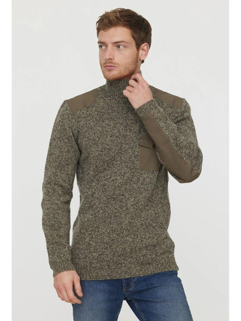 Lee Cooper Pull manches longues polyester regular CENO Kaki
