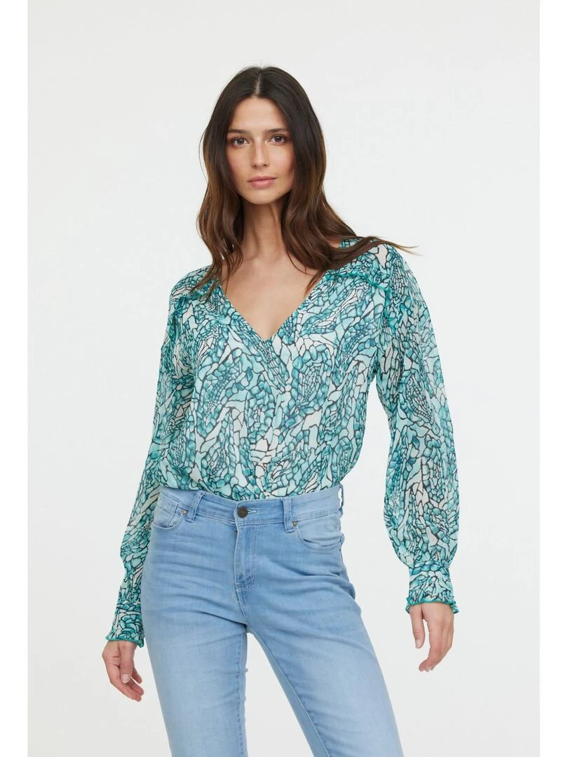 Lee Cooper Blouse manches longues polyester regular MIDENA Vert