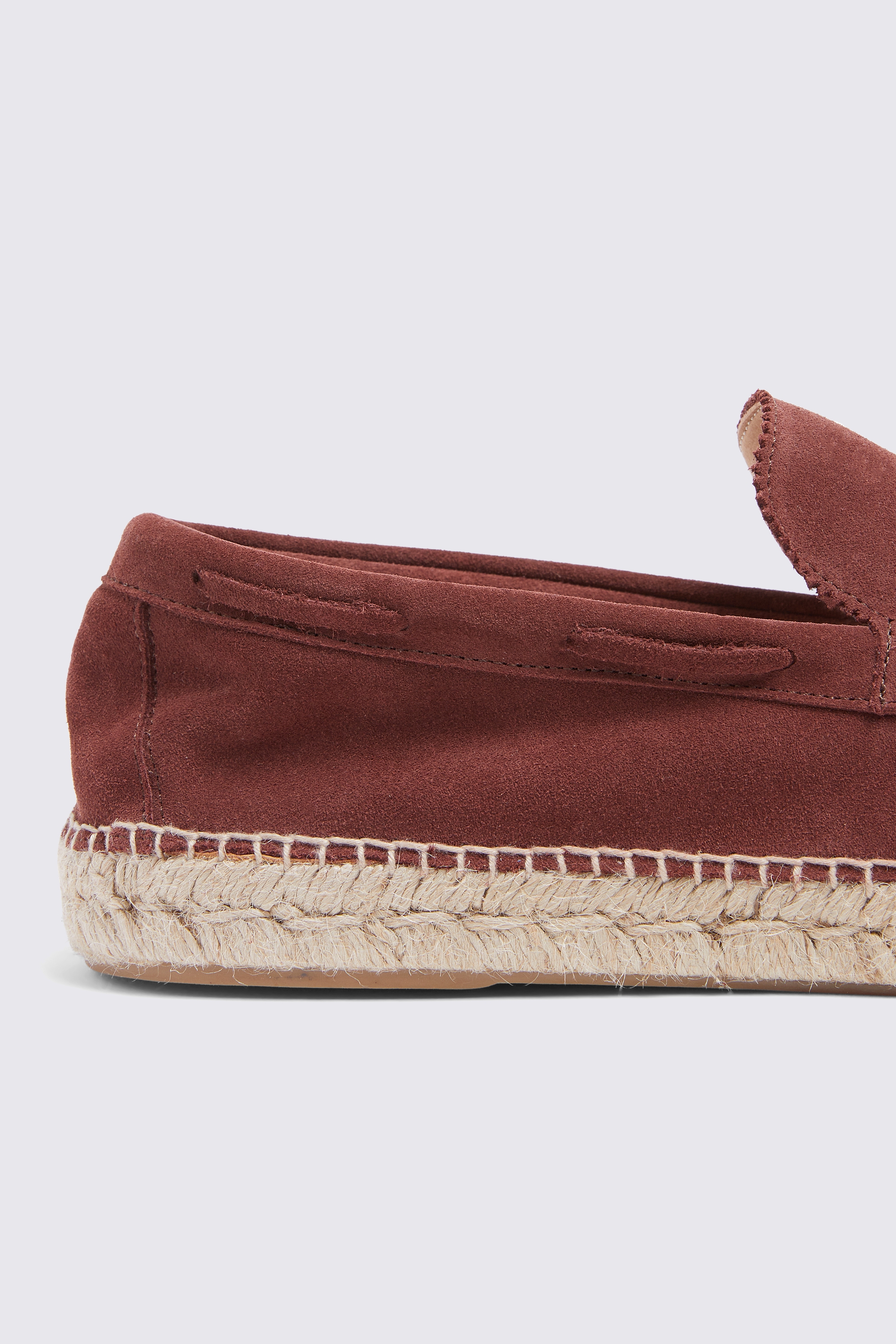 Rust Suede Espadrille