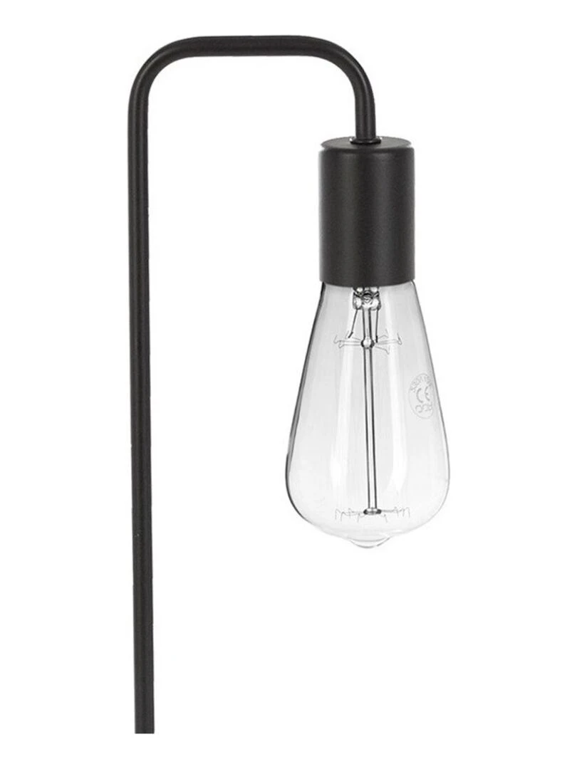 Lampe en métal noir Noir