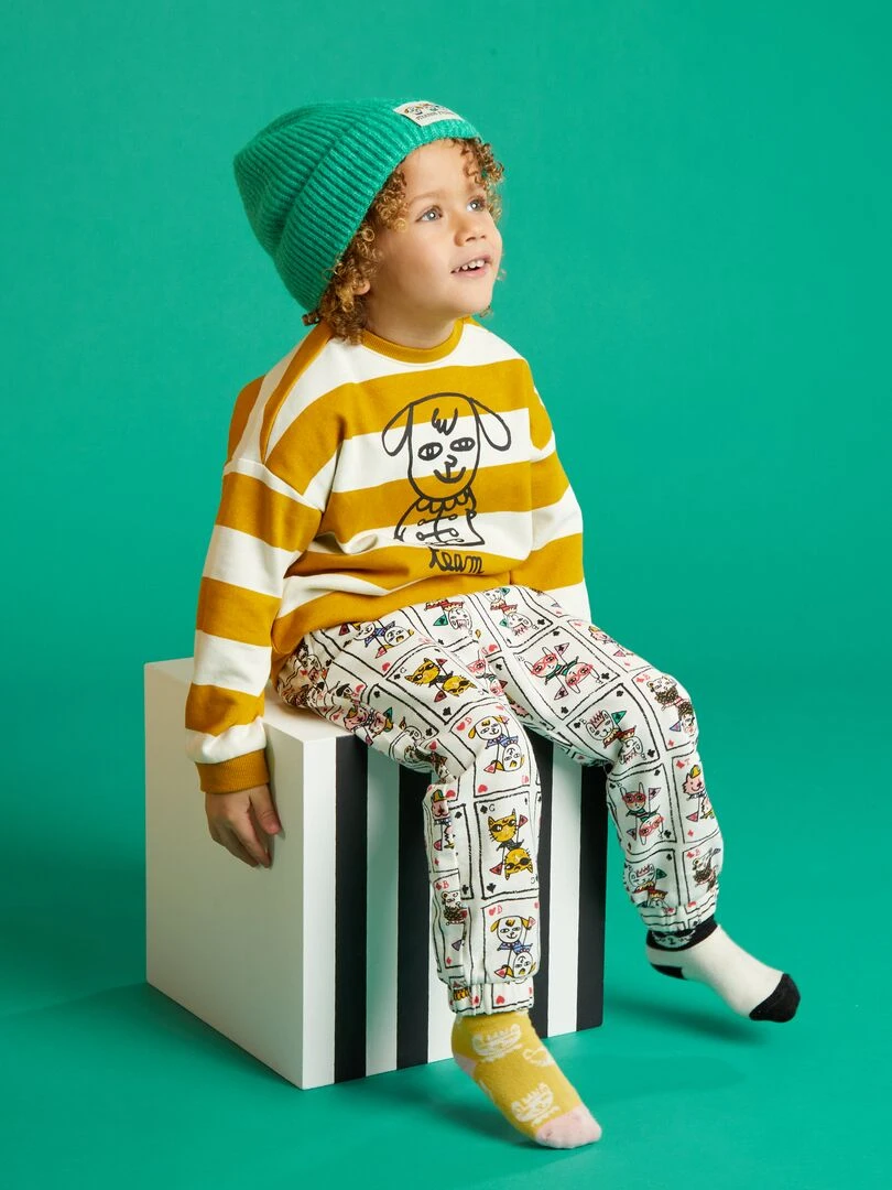 Pantalon en molleton X Little Bad Wolf Mixte Blanc