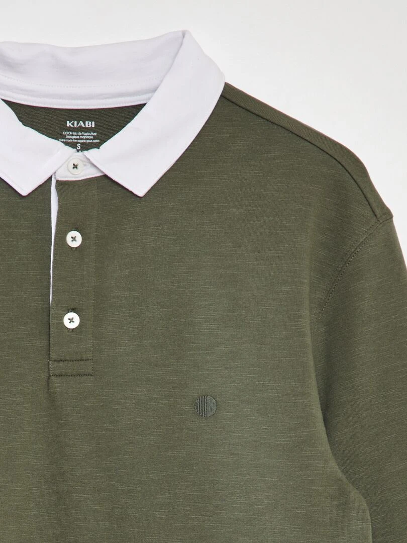 Polo en jersey   Vert