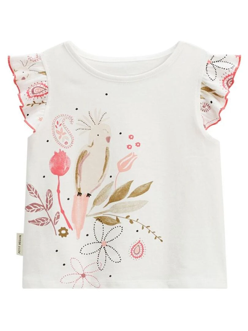 Pyjama enfant manches courtes Haapiti Rose