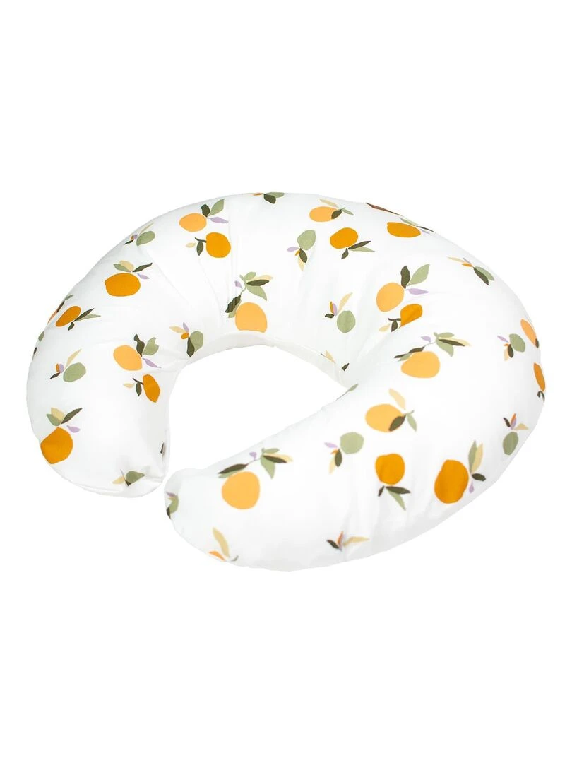 Petit coussin d'allaitement ergonomique + housse Clem Multicolore