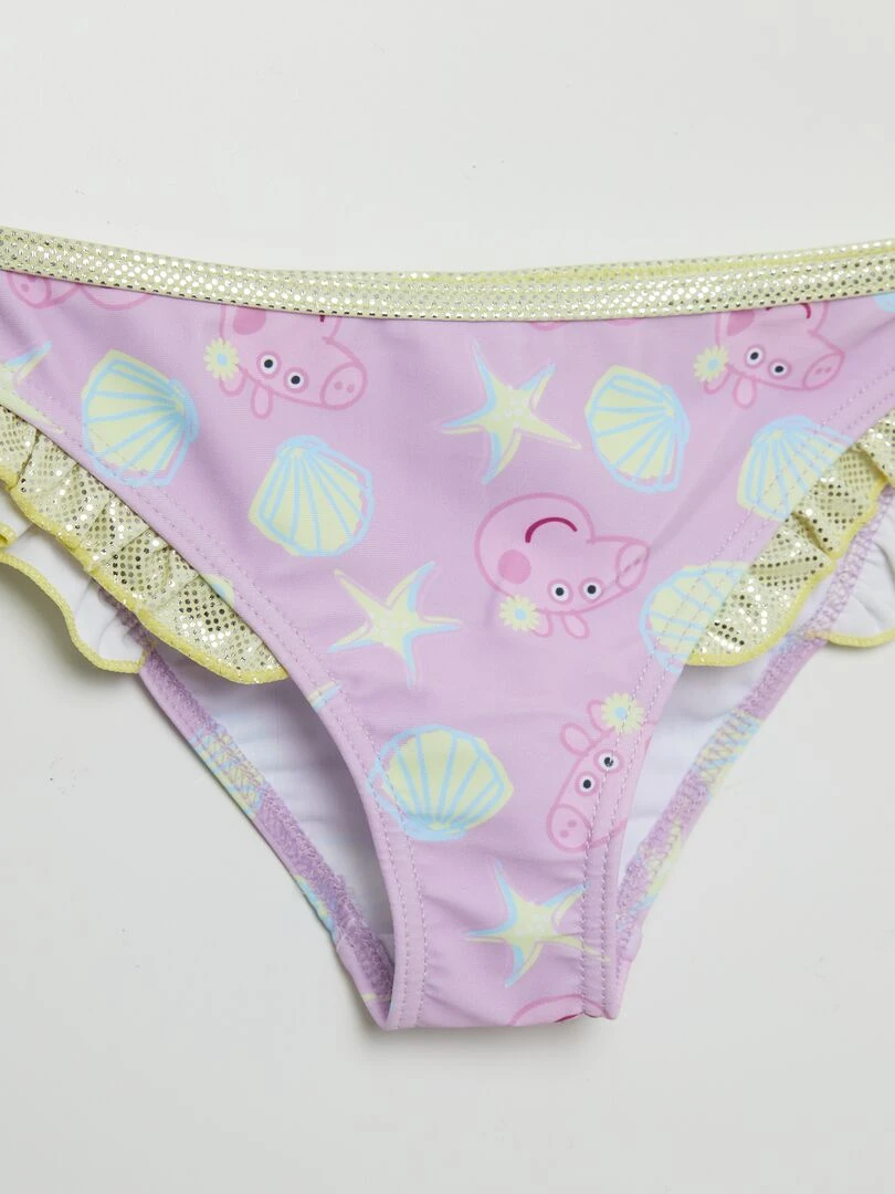 Maillot de bain 'Peppa Pig'   2 pièces   Violet