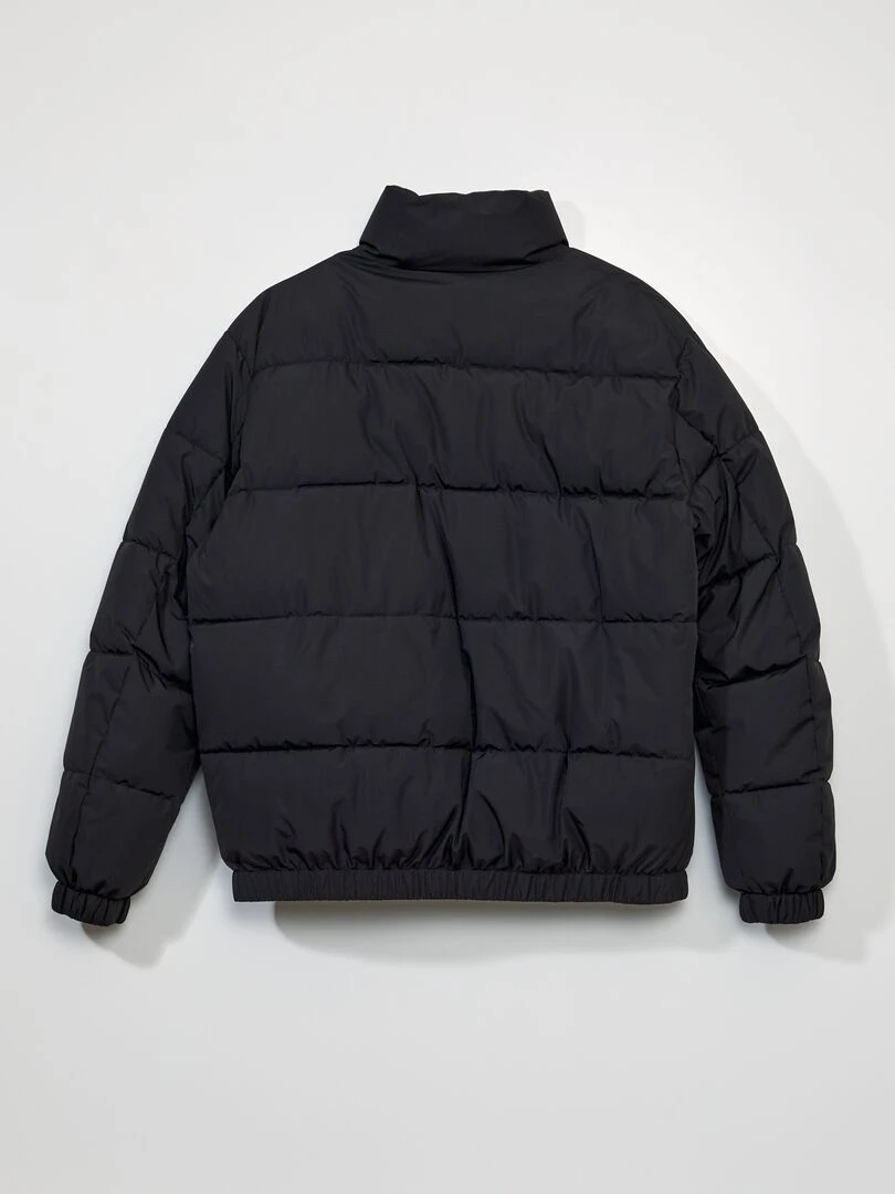 Doudoune matelassée réversible   Noir
