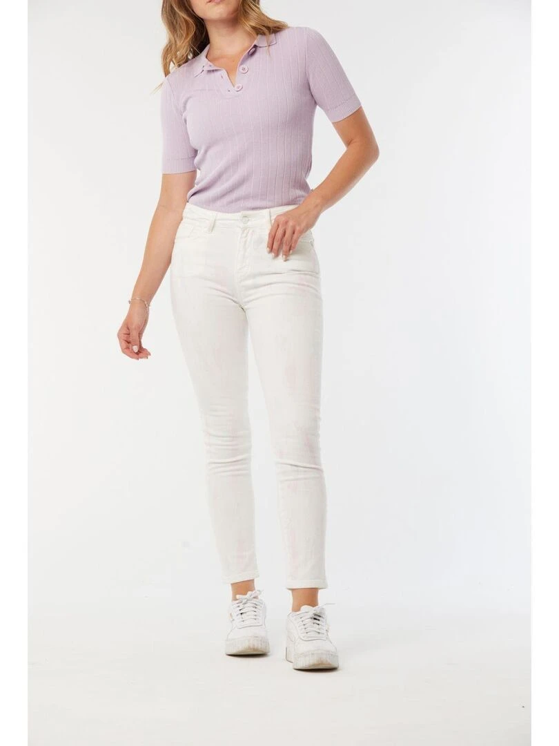 Lee Cooper   Pantalon coton slim LC135F   Bleu