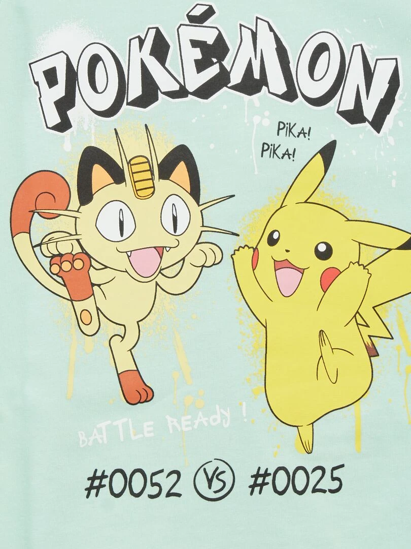 Ensemble pyjama 'Pokemon' débardeur + short 2 pièces Bleu