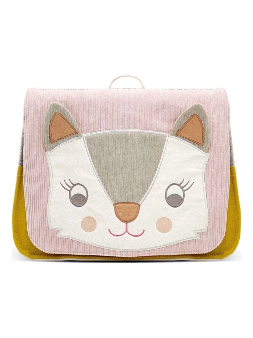 Cartable A4 maternelle Chat Rose