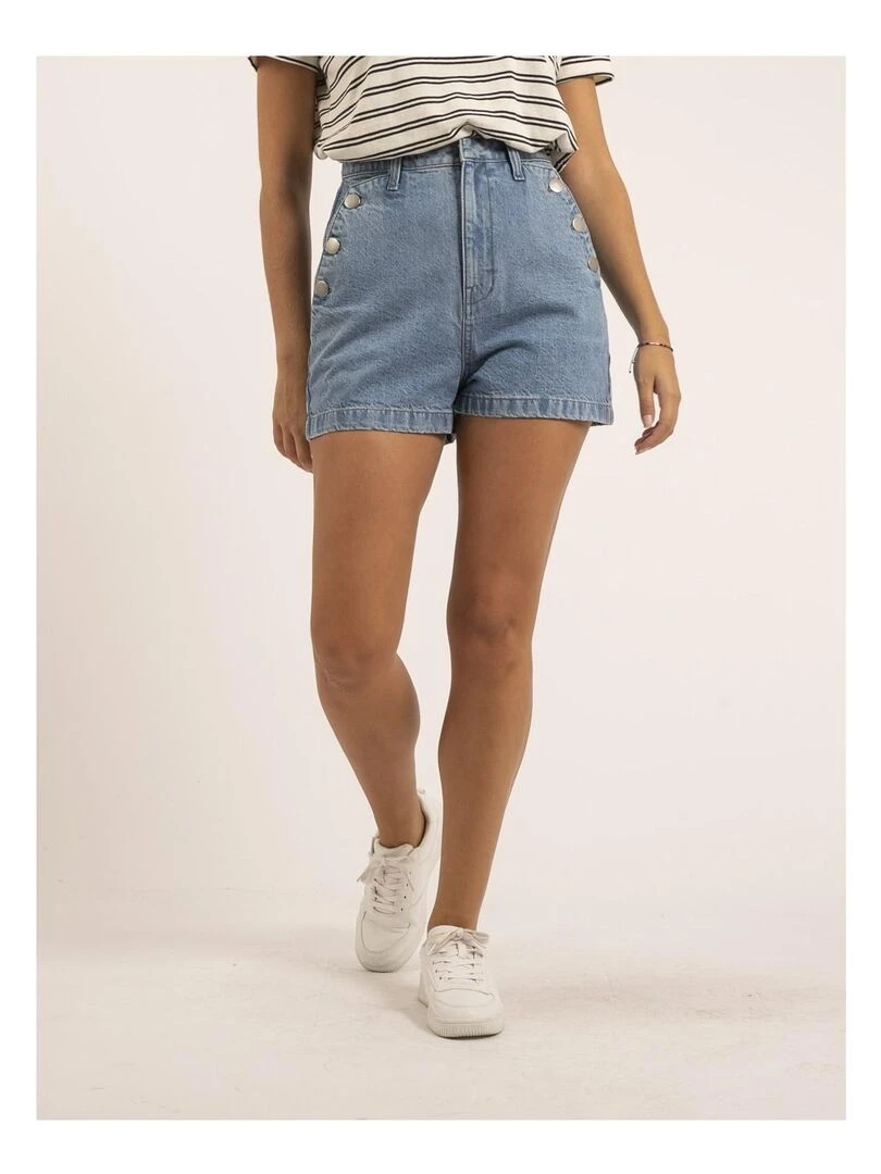 Short taille haute XOLINE Bleu