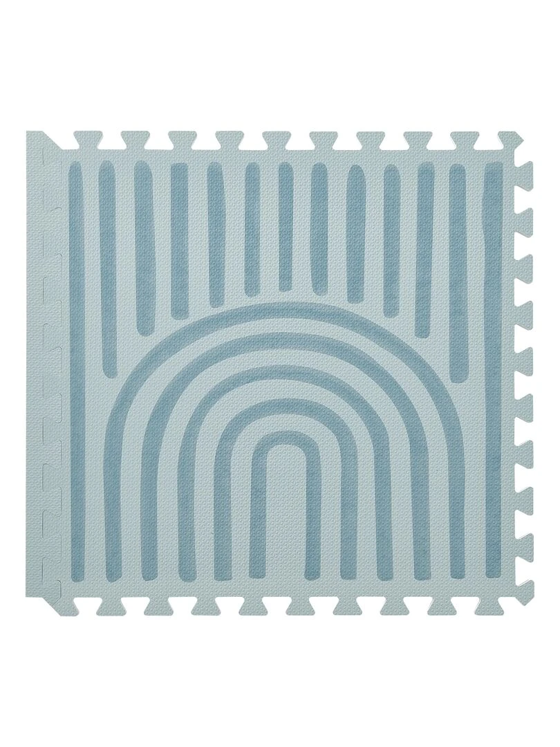 Tapis de jeu mousse LINEAR PUZZLEMAT MINERAL Bleu céladon