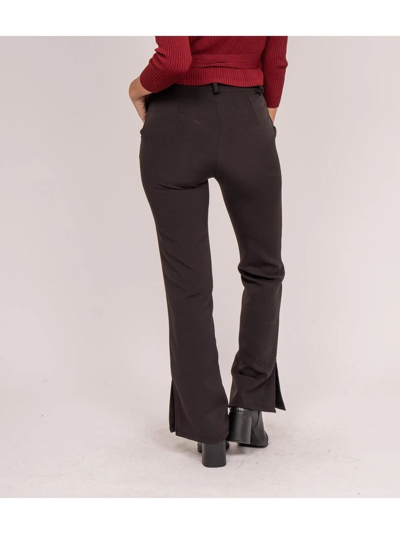 Pantalon évasé EGWEN Noir
