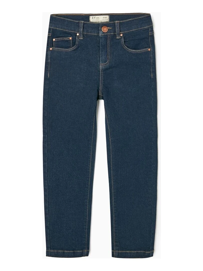 Jean Skinny Fille LE CHALET Bleu foncé