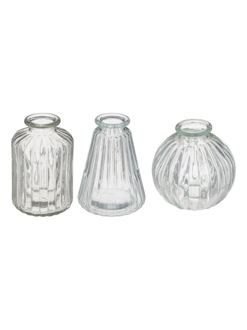 Lot de 3 soliflores Lour H11 Transparent