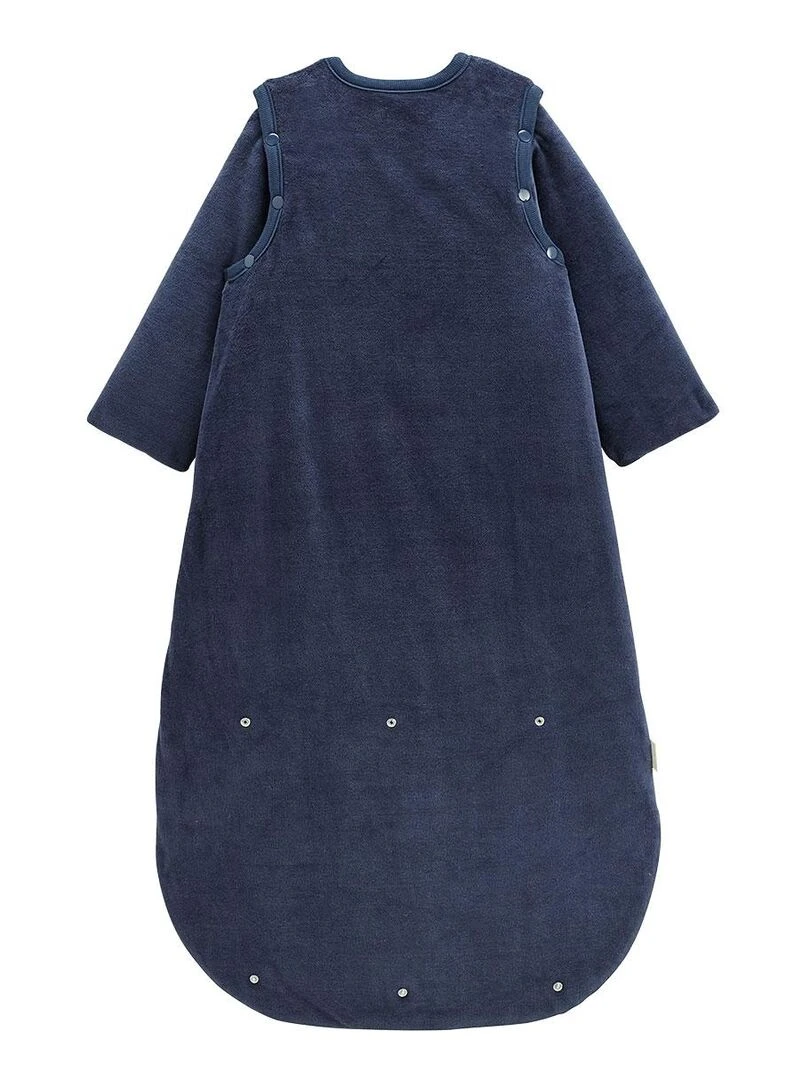 Gigoteuse d'hiver en velours avec manches amovibles Misscerise Bleu