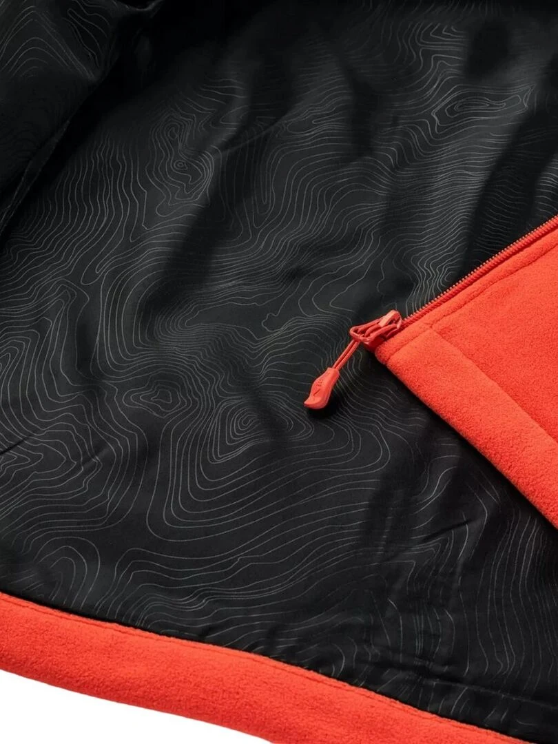 Elbrus   Veste polaire FADIL   Orange clémentine