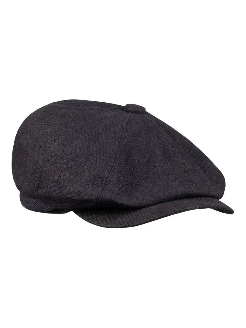 Casquette plate Lin Coton Namara Noir