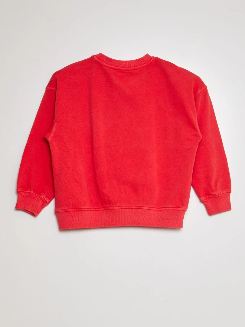 Sweat fantaisie Rouge