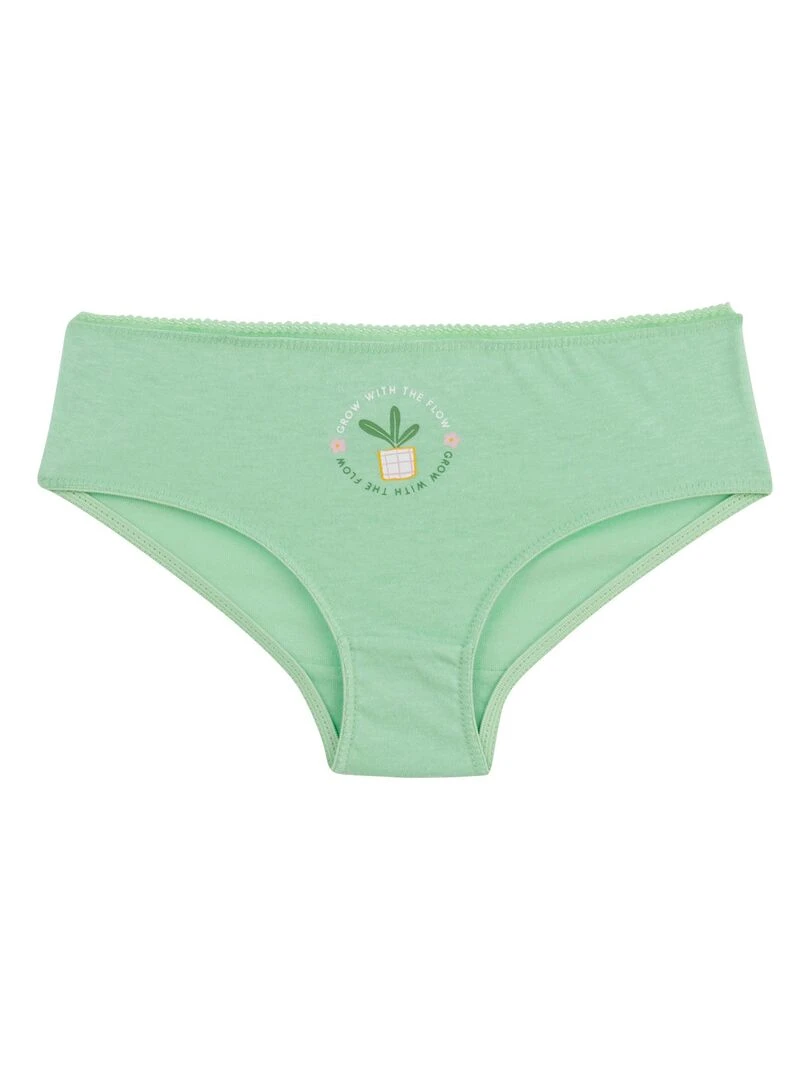 Lot de 3 culottes fille Sweda Vert