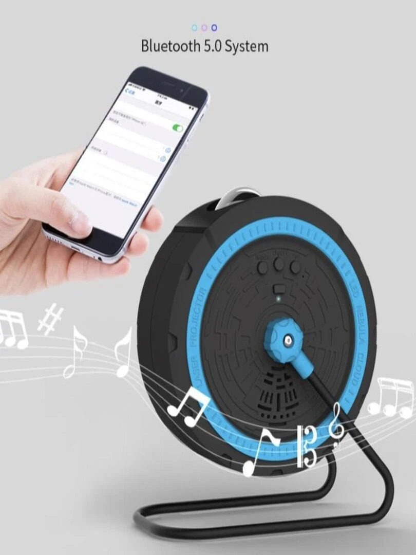 Lampe veilleuse planétarium ciel étoilé   Noir