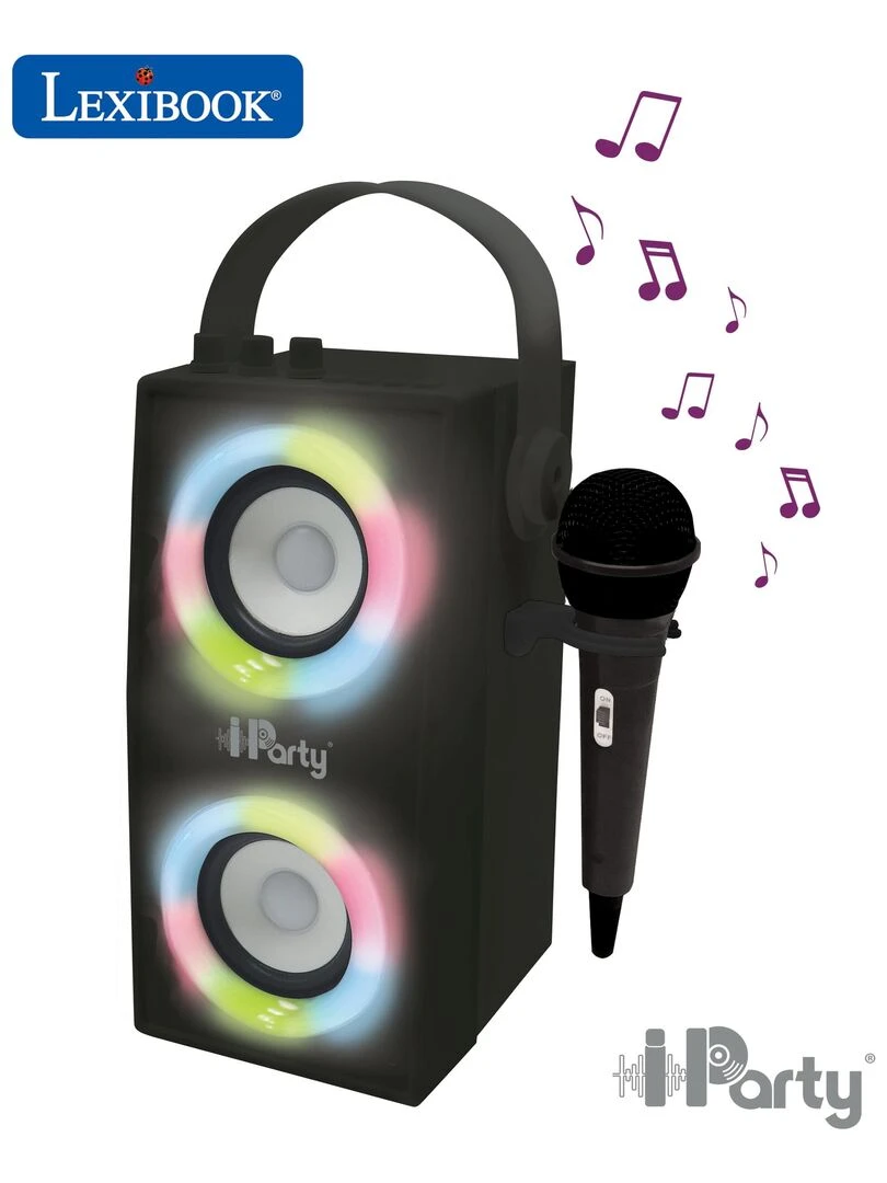 Enceinte Bluetooth® Portable Avec Micro Et Effets Lumineux   N/A