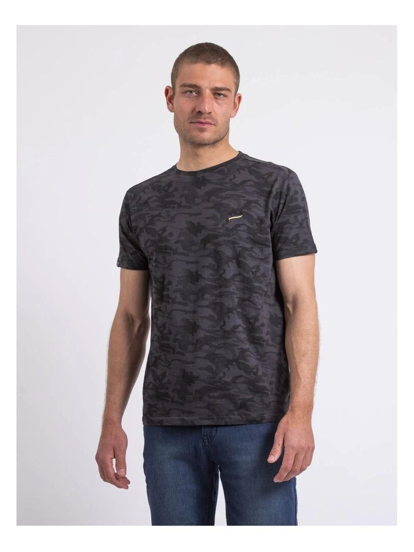 T shirt col rond NILIMOUR Gris