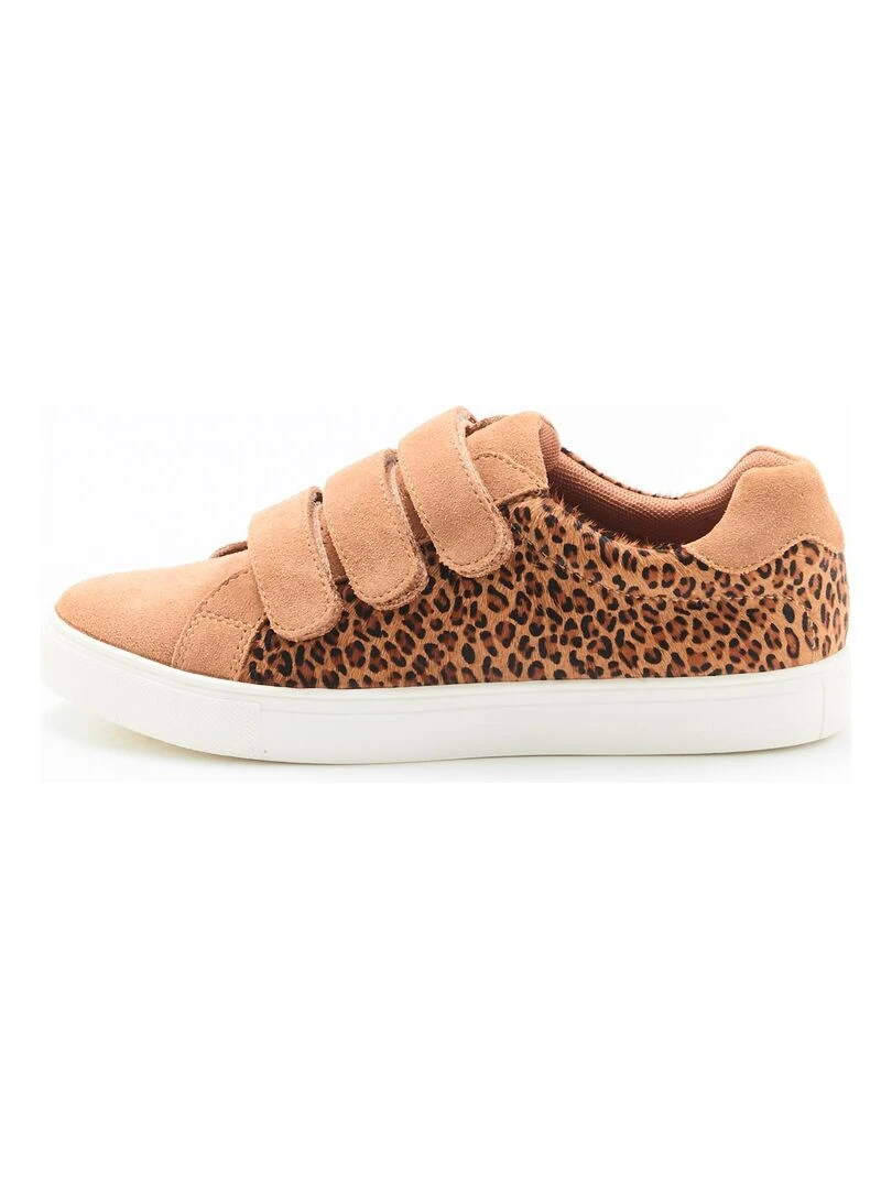 Baskets à scratchs Amortyl Damart Camel