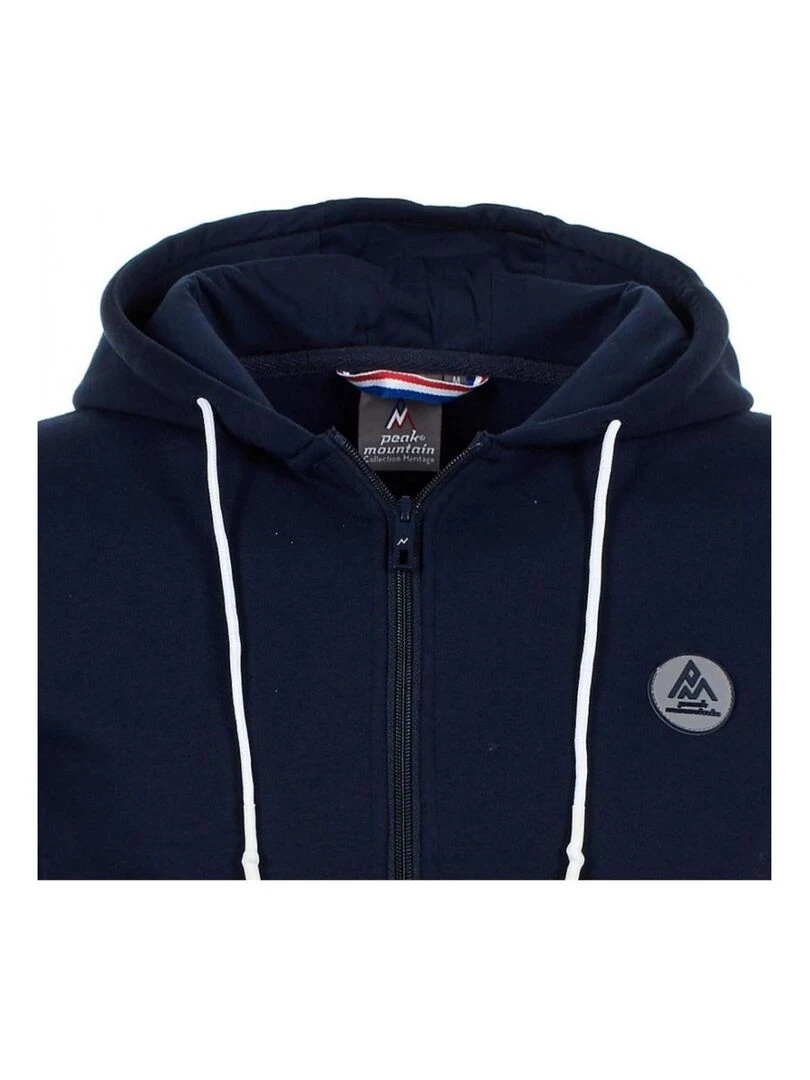 Sweat à capuche homme CARGENTIERE   PEAK MOUNTAIN   Bleu marine