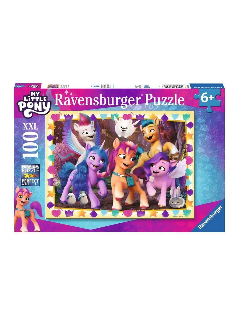 Puzzle 100 pièces XXL : My Little Pony : Aventures entre poneys ! N/A