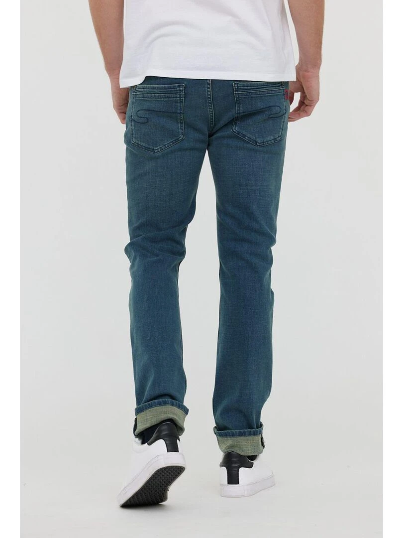 Lee Cooper   Jean coton straight JOKER   Bleu ciel