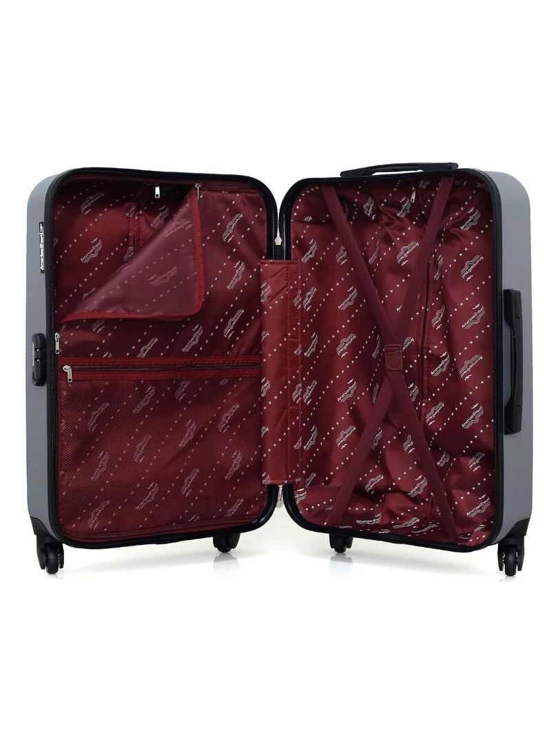 AMERICAN TRAVEL   VALISE M QUEENS   Gris