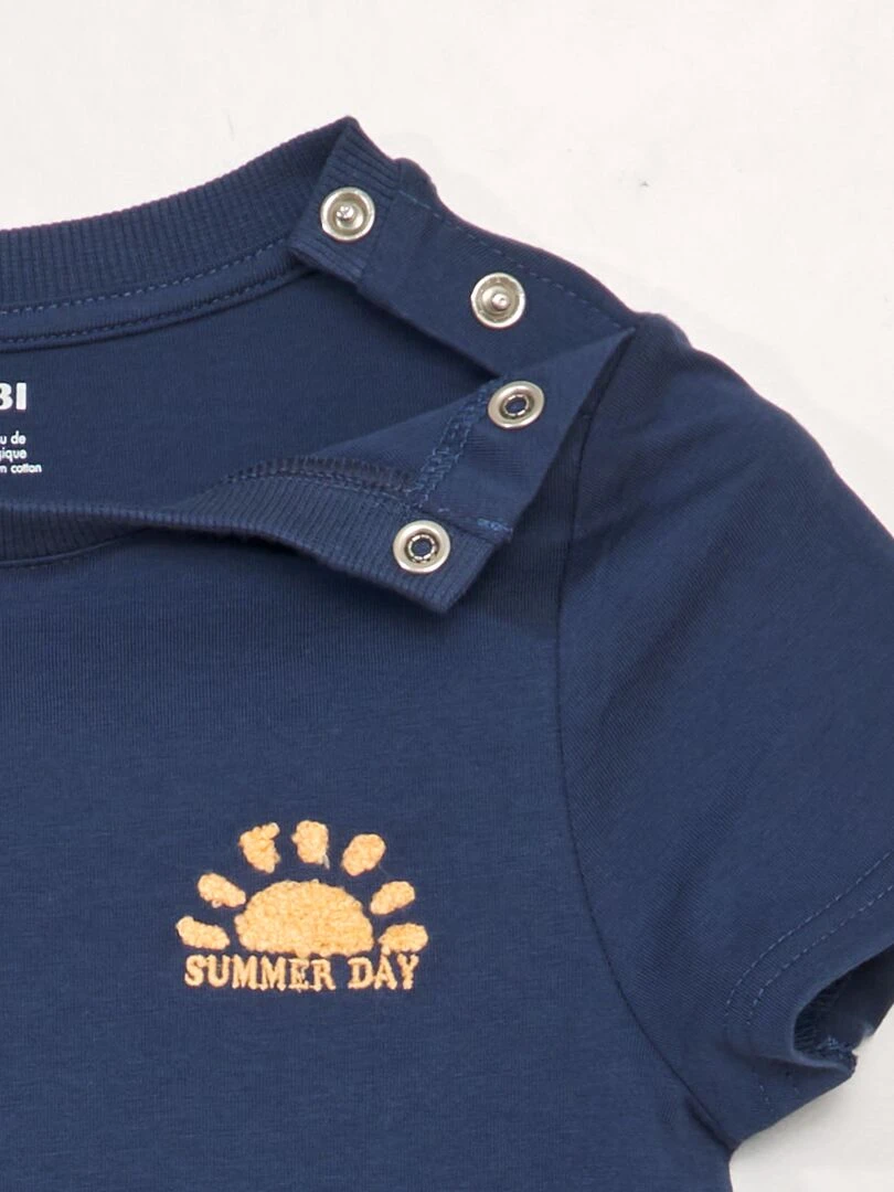 T shirt à manches courtes   So Easy   Bleu marine