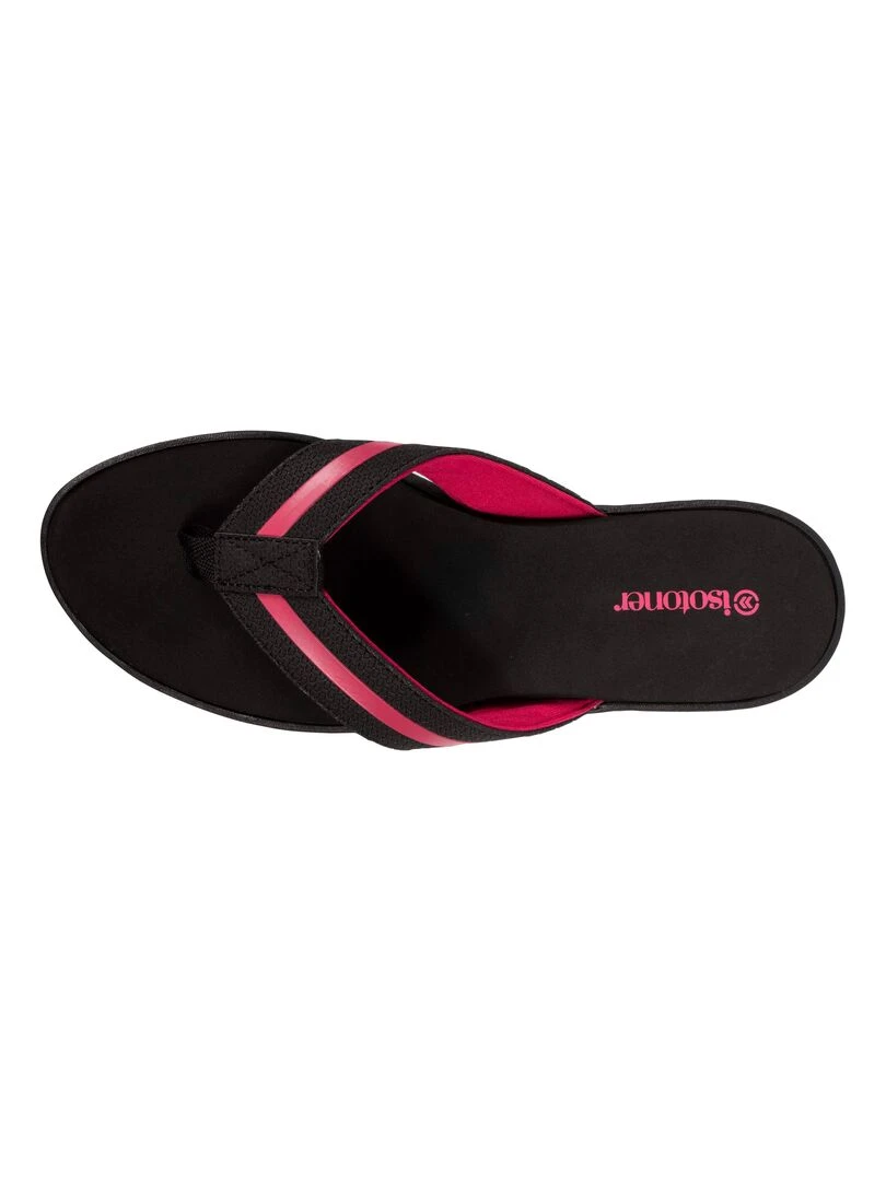 Tongs Femme sport confort noir Noir
