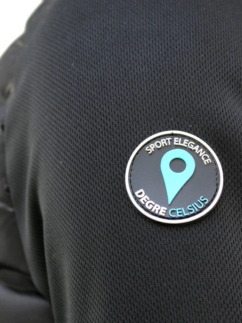 Blouson polaire homme CLOONEY   DEGRE CELSIUS   Noir Bleu