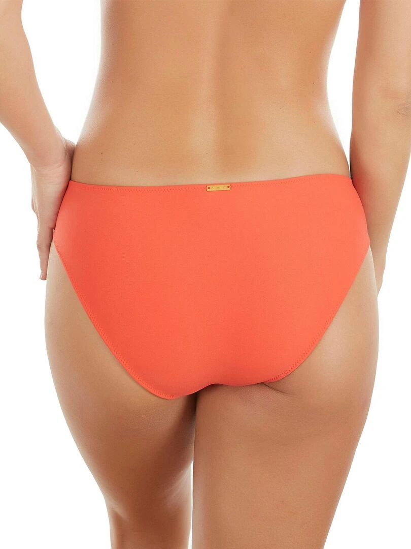 Bas maillot de bain bikini Basica Orange corail