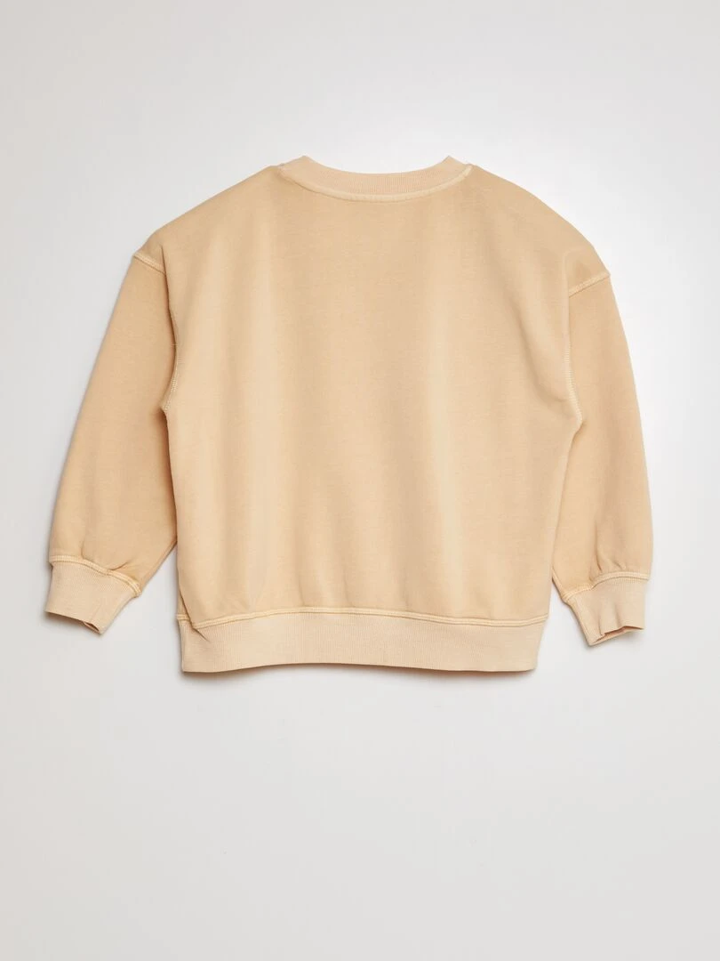 Sweat fantaisie   Beige