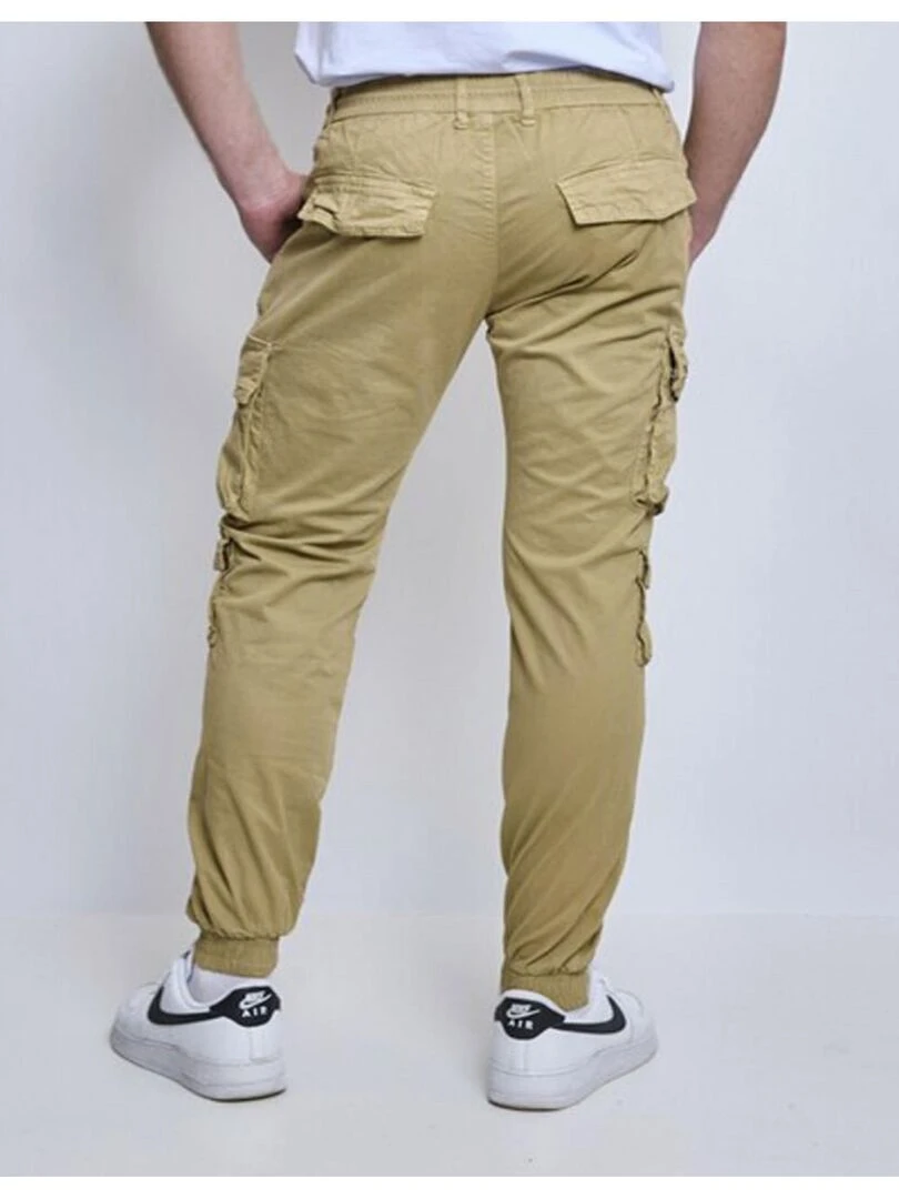 PANTALON CARGO Kebello   Beige