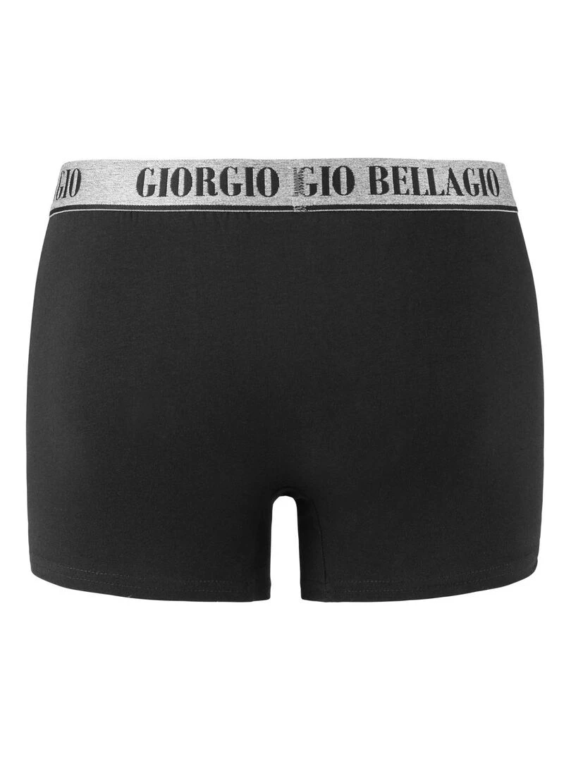 Lot de 12 Boxers coton homme Class Giorgio Bellagio   Noir