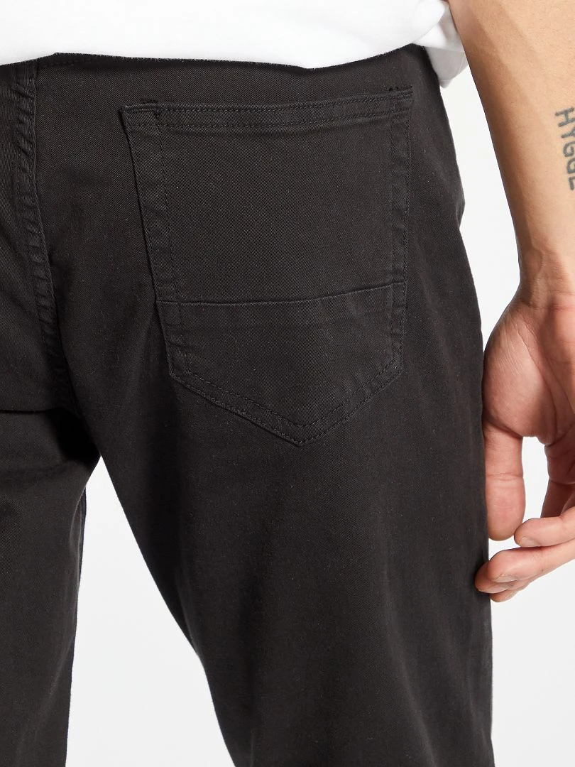 Jean slim 5 poches   L32   noir