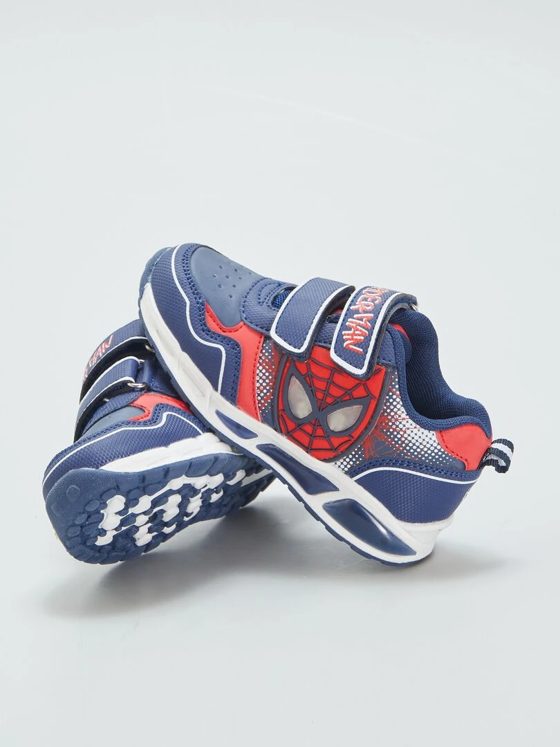 Baskets lumineuses 'Spider Man'   Bleu/rouge