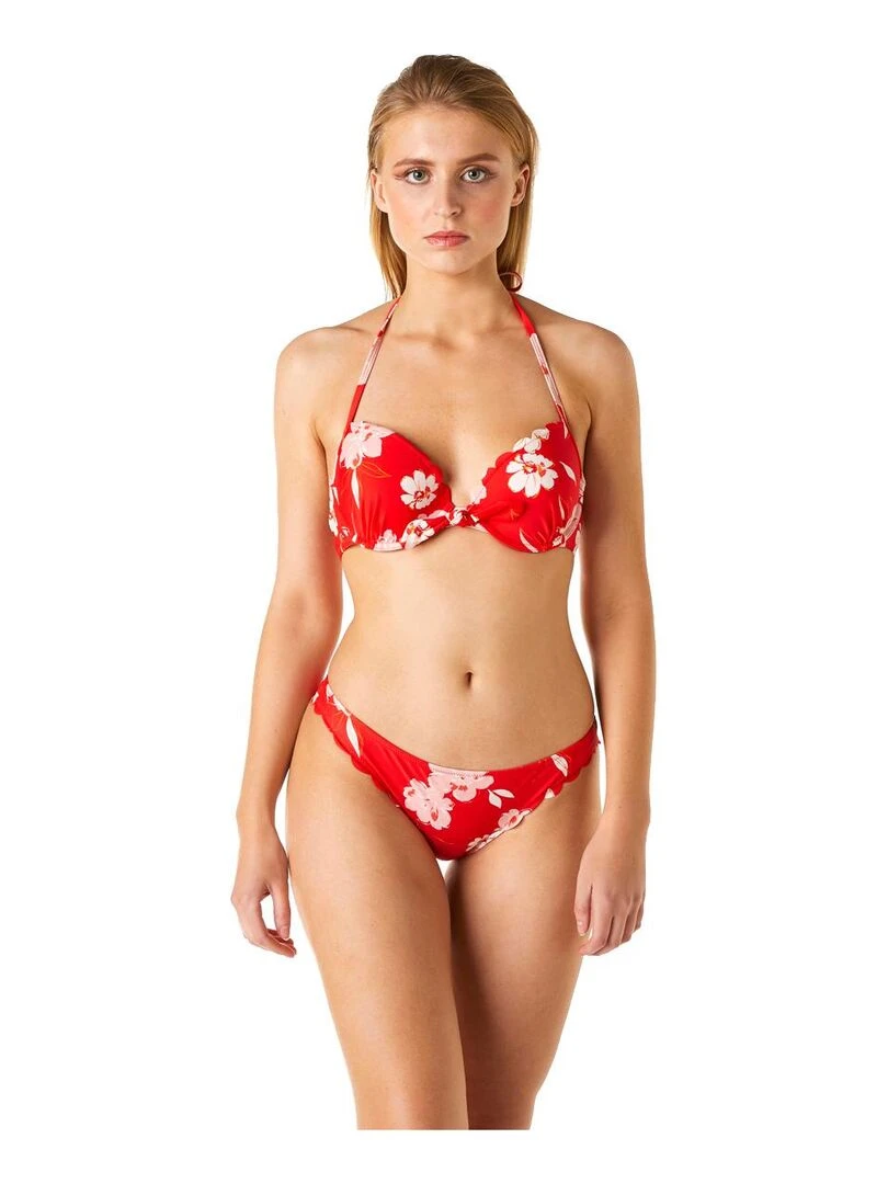 Haut de maillot coques up RIO   Brigitte Bardot Bain   Rouge