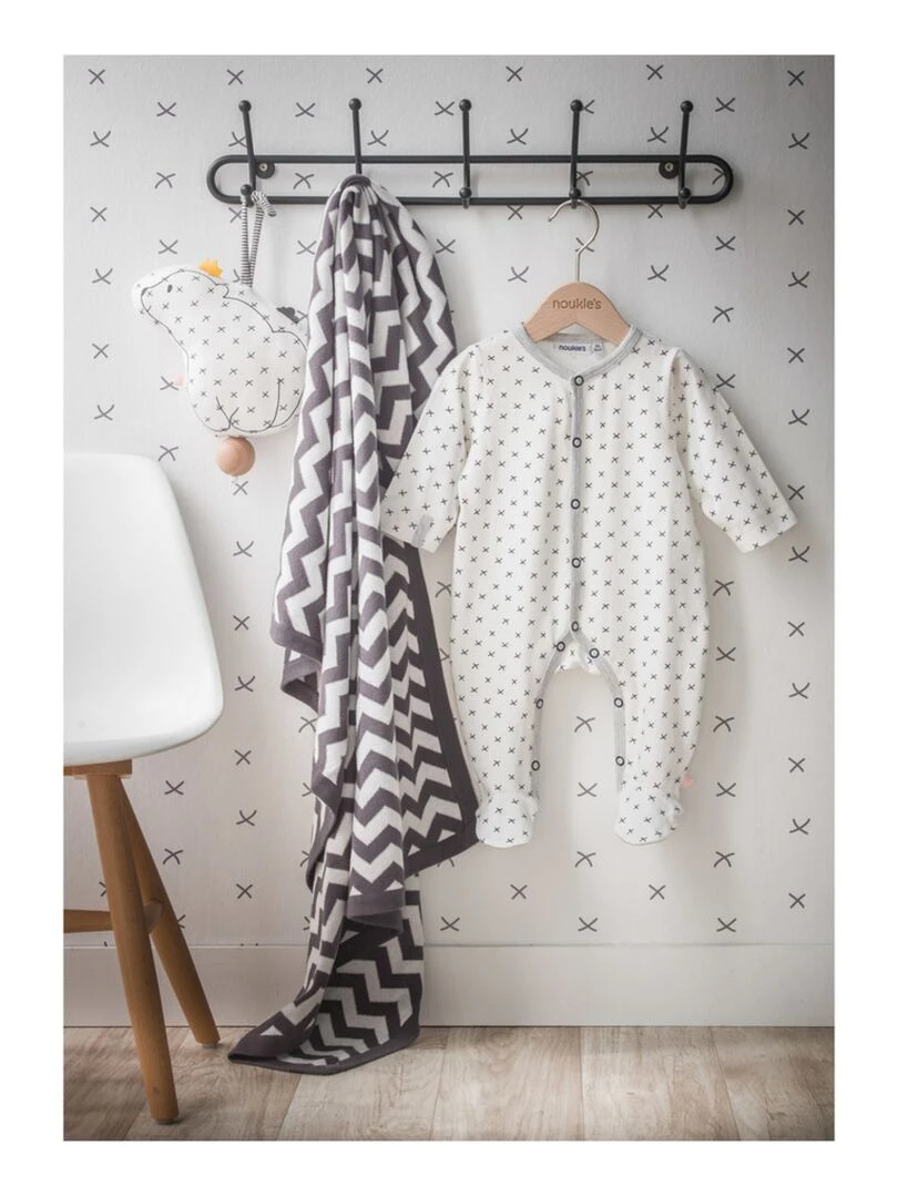 Peluche musicale Sam   Blanc