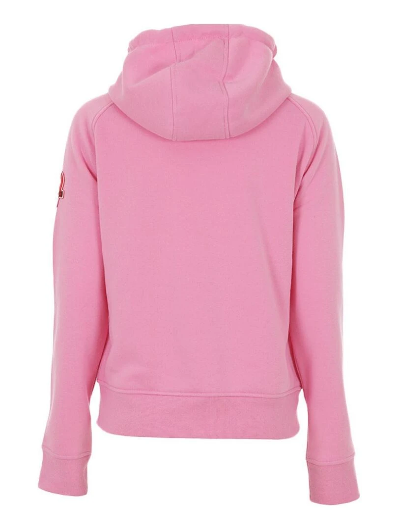 Sweat zippé à capuche femme AUVY Rose