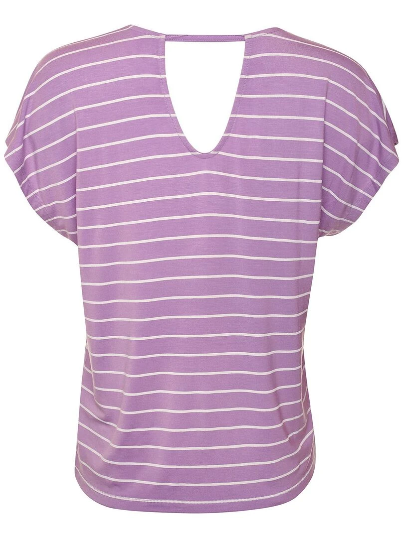 Top épaules larges Posh   Violet