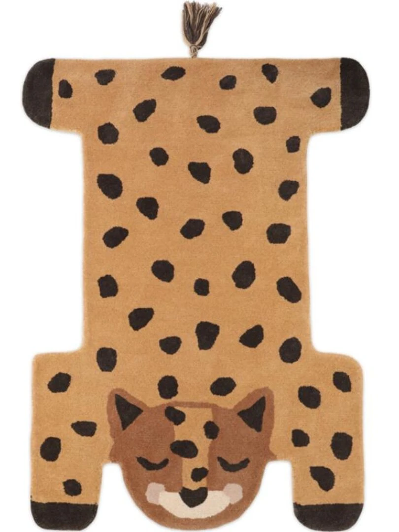 Tapis Léopard Kumako (90 X 125 Cm) Marron